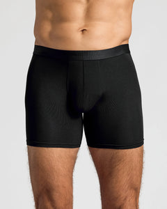 True ClassicMan wearing Black Boxer Briefs 3-Pack, showcasing fit and fabric.