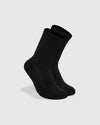 Black Half Crew Socks 12-Pack displayed against a neutral background.