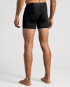 Man wearing Black Boxer Briefs W/ Fly 12-Pack from behind.