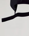 Black Active Running Cap with adjustable Velcro strap displayed on light background.