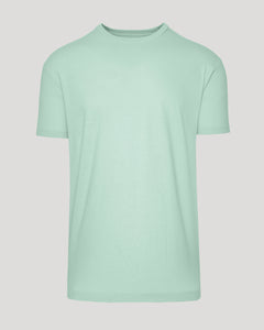 True ClassicHeather Mist Classic Crew Neck, soft mint-green, fitted short-sleeve T-shirt.