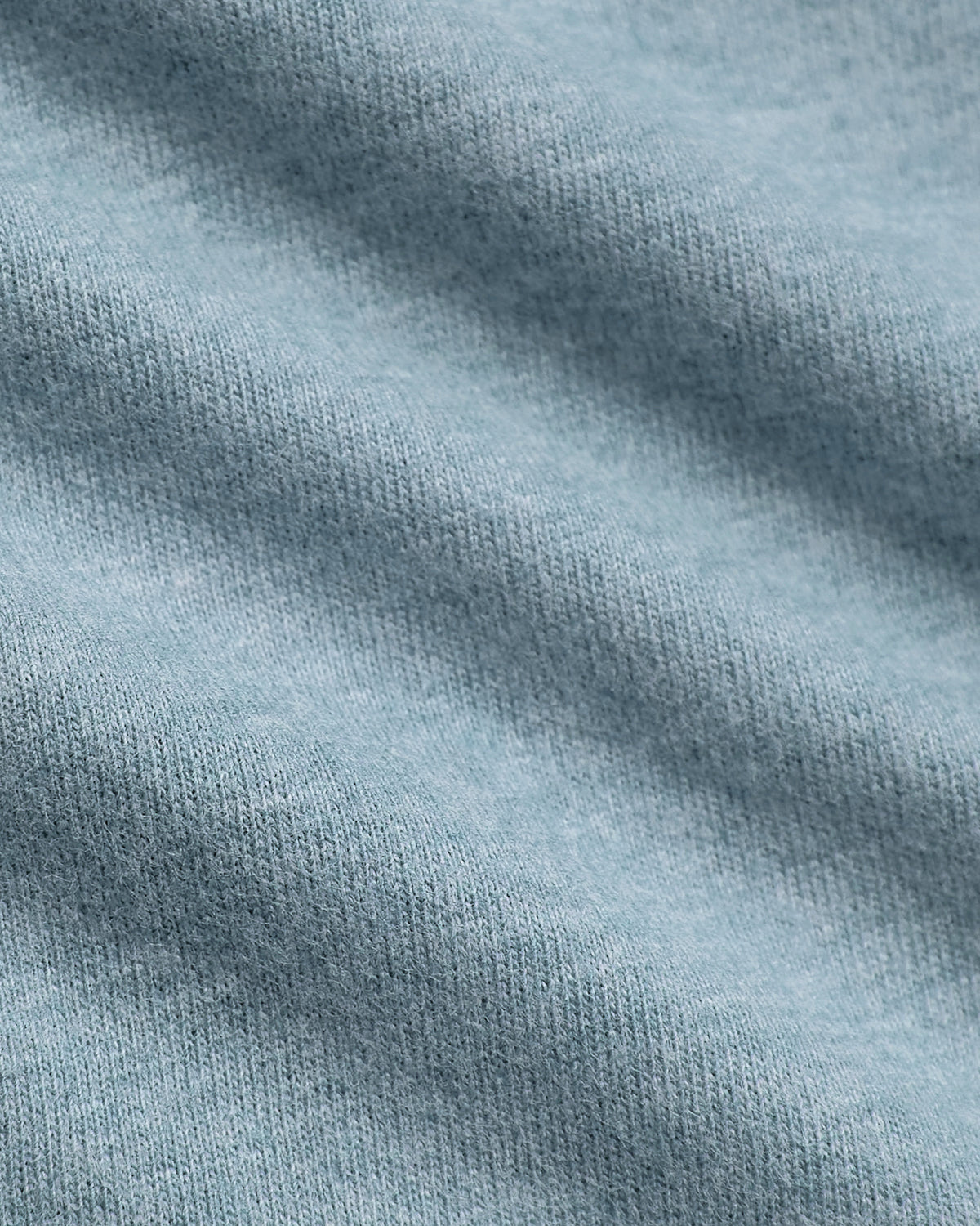 Heather Sapphire Short Sleeve Crew Neck T-Shirt fabric texture.