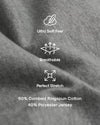 Classic Crew Neck 6-Pack showcasing ultra-soft, breathable, stretchy fabric.