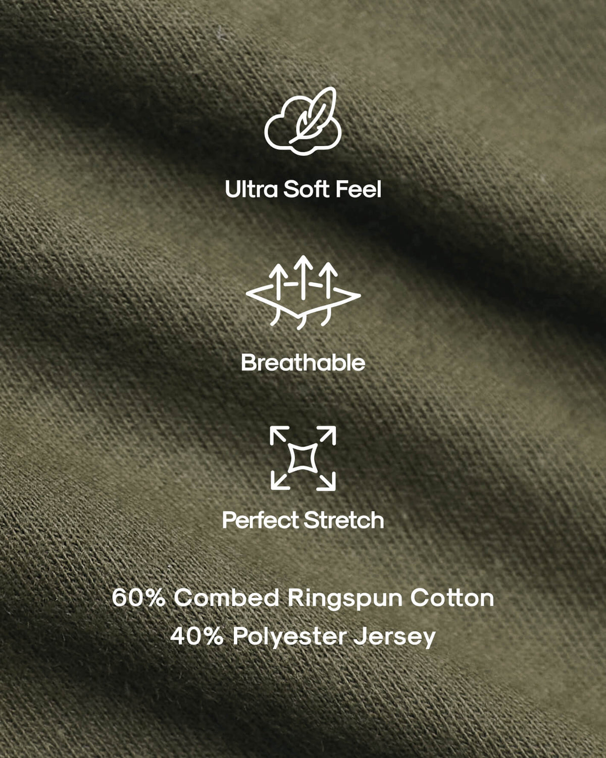 Black Friday Classic Crew Flash Deal 9-Pack fabric highlighting softness, breathability, stretch.