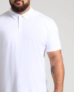 True ClassicMan wearing The Light Indigo Short Sleeve Polo from 3-Pack.