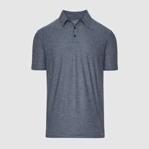 True ClassicTrue Classic Men’s Active Short Sleeve Polo with three-button placket.
