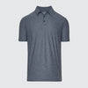 True Classic Men’s Active Short Sleeve Polo with three-button placket.