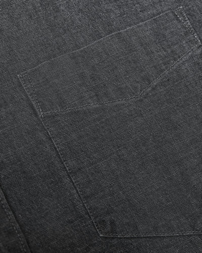 Kurzarm Chambray‑Hemd