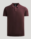 Java Dressy Polo, short-sleeve, with collar buttons, laid flat.