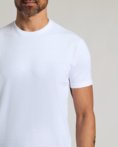 Classic Curved Hem Crew Neck