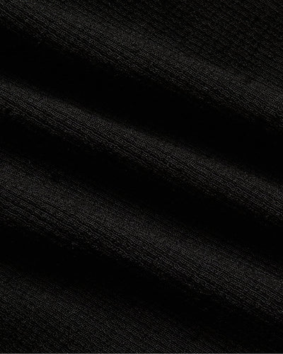 Ribbed 3/4 Sleeve Scoop Neck
