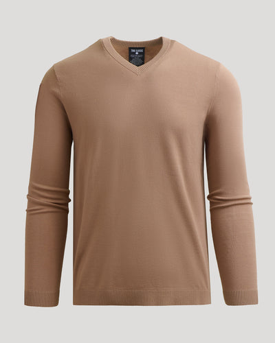 Dressy V‑Neck Sweater