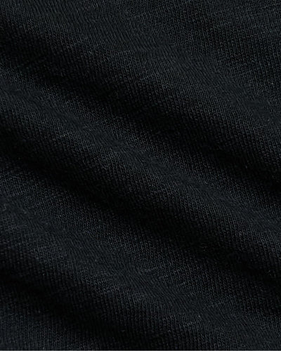 Relaxed Slub V‑Neck