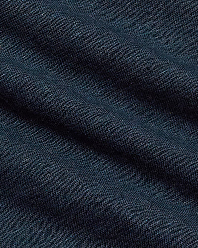 Relaxed Slub V‑Neck