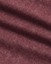 Dark Heather Clovewood Tall Long Sleeve T-Shirt, showcasing detailed burgundy knit.