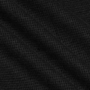 True ClassicBlack Waffle Long Sleeve Crew Neck 3-Pack