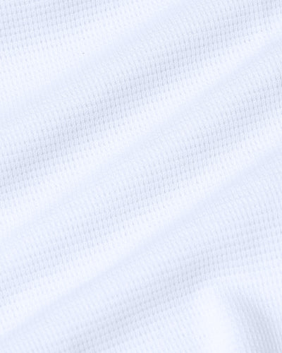 Waffle Long Sleeve Crew Neck