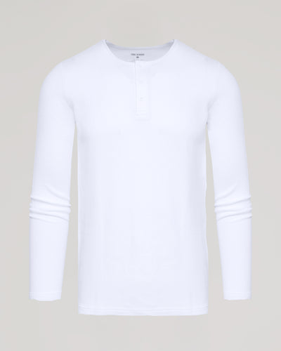 Waffle Long Sleeve Henley