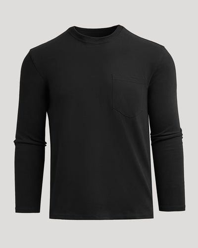 Heavyweight Long Sleeve Pocket Crew