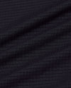 Black Long Sleeve Active Mesh Crew with ripstop texture and gentle fabric folds.