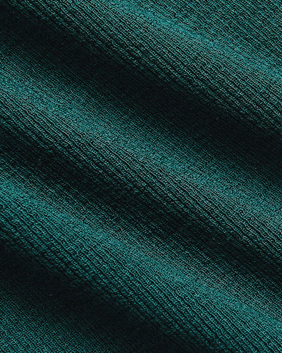 Ribbed Long Sleeve Scoop Neck