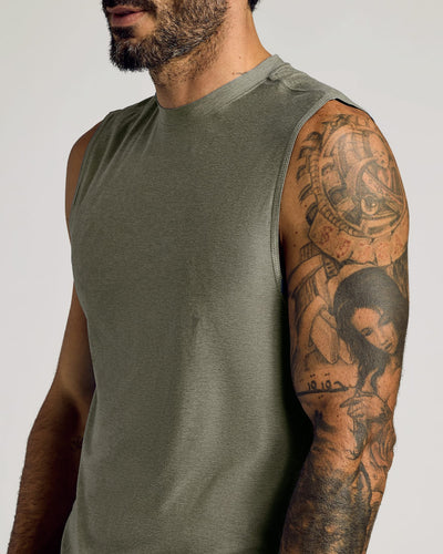 Sleeveless Active Muscle Tee