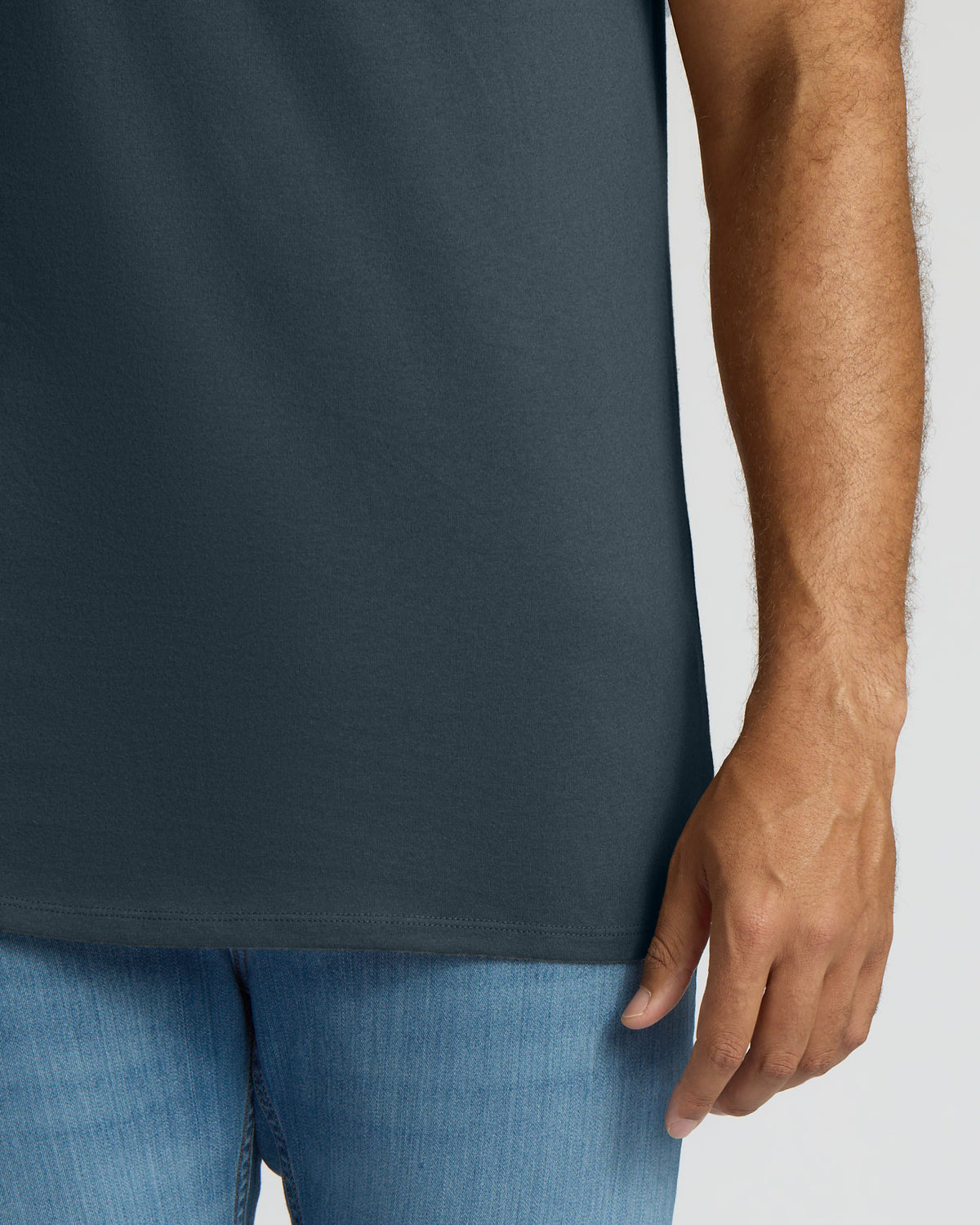Onyx Tall Straight Hem Crew Neck T-Shirt