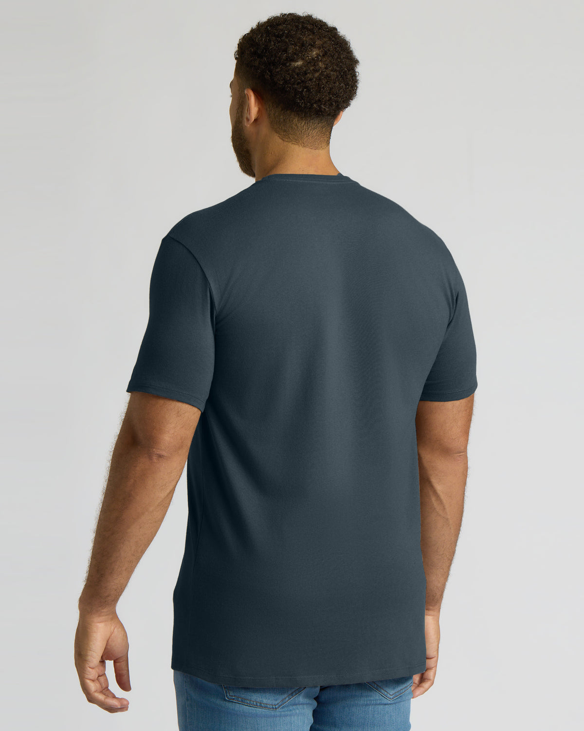 Onyx Tall Straight Hem Crew Neck T-Shirt
