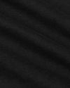 Tall Classic Long Sleeve Crew 3-Pack close-up, black ribbed knit fabric.
