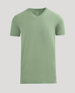 True ClassicGreen t-shirt on a light gray background