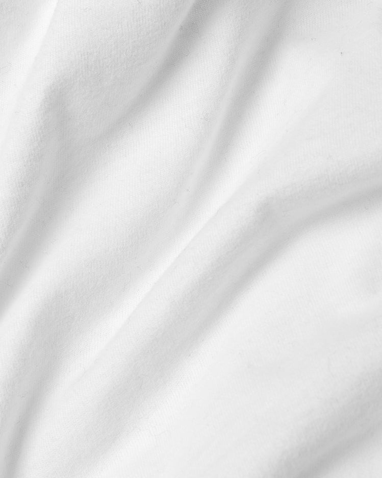 White Short Sleeve Tall Classic V-Neck 6-Pack, featuring soft, gently folded fabric.