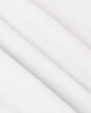 White woven fabric, showcasing texture and softness of Black & White Tall Classic Polo.