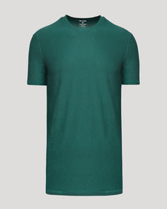 True ClassicClover Tall Active Crew Neck 2.0 in deep teal-green.