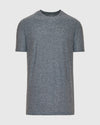 Heather Navy Tall Active Crew Neck 2.0 T-shirt, heathered gray, short-sleeve, crew-neck.