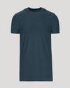 Green t-shirt on a light gray background
