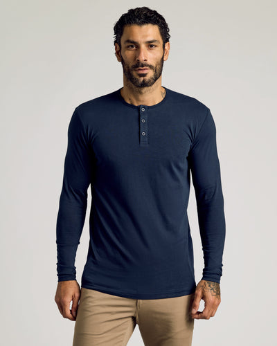 Tall Classic Long Sleeve Henley