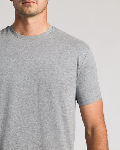 Tall Classic Curved Hem Crew Neck