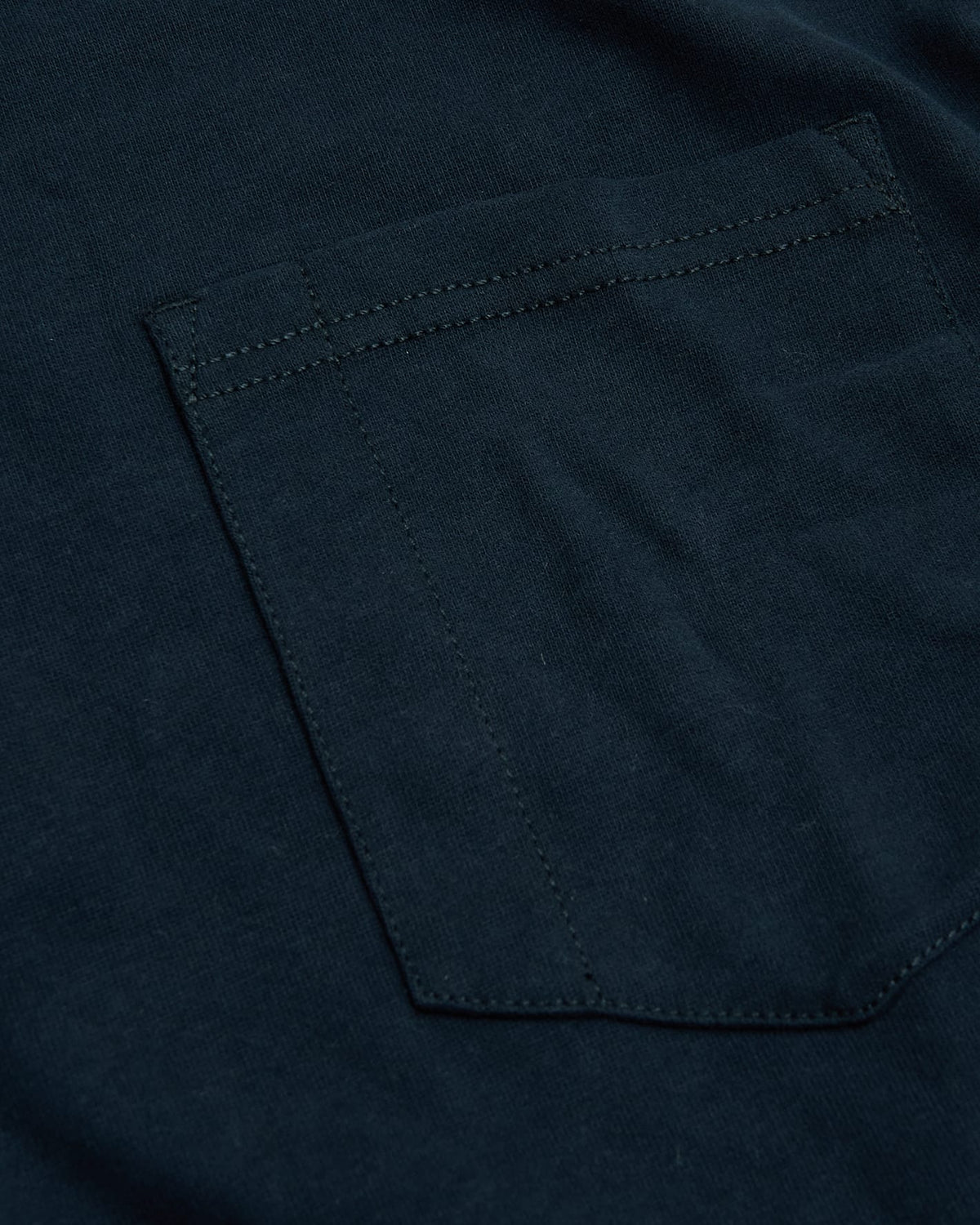 Staple Tall Heavyweight Pocket Crew 3-Pack showing chest pocket stitching.
