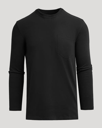 Tall Heavyweight Long Sleeve Pocket Crew