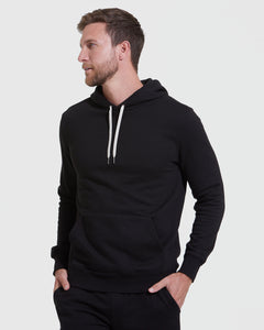 True ClassicMan wearing black pullover hoodie from Hoodie & Active Jogger 3-Pack.