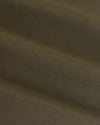 Military Green Coaches Jacket showing olive-green twill fabric's diagonal weave.