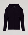 Active Shell Jacket – Black zip-up hoodie, lightweight, water-resistant, True Classic.