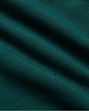 Womens Deep Emerald Slouch Pullover Crew, showcasing fine knit texture.