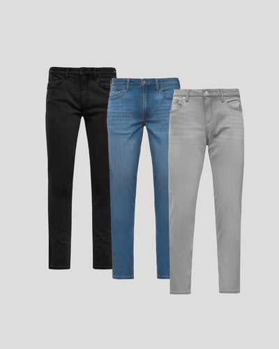Slim High‑Stretch Jeans