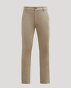 Khaki Slim Comfort Knit Chino Pant, light khaki, flat display.