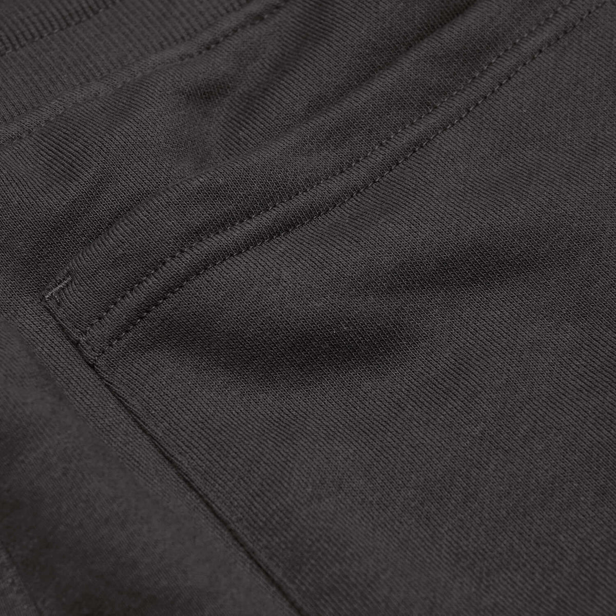 Carbon Fleece French Terry Joggers showing detailed pocket stitching.