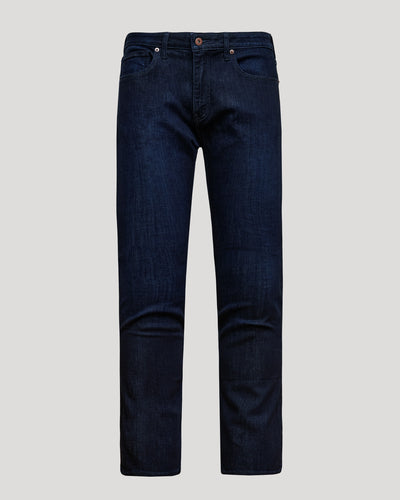 Straight High‑Stretch Jeans