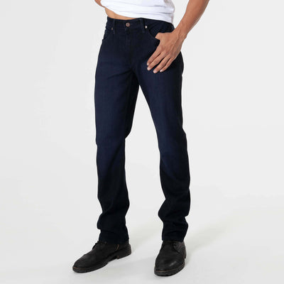 Trial Crew & Indigo Wash Straight Comfort Stretch Jeans
