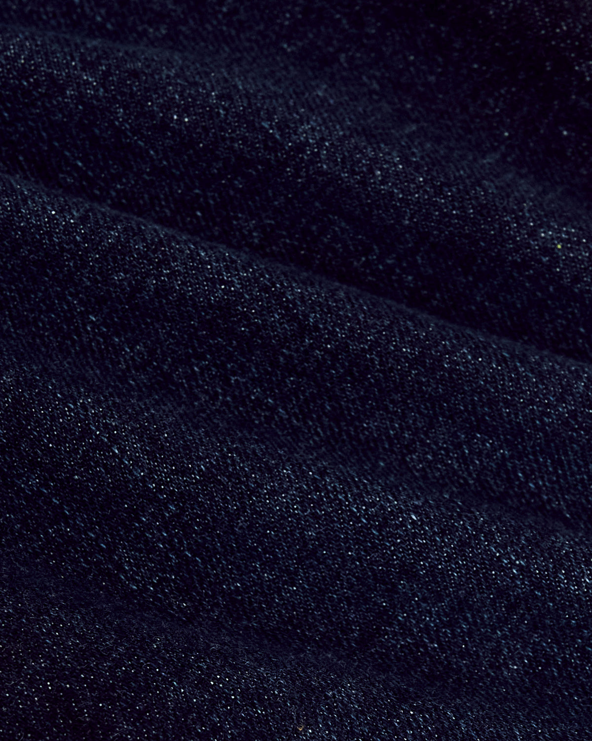 Close-up of Indigo Rinse Straight Authentic Denim Jeans fabric.