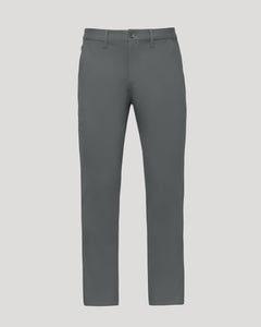 True ClassicCarbon Straight Chino Pants 2.0, slate-gray, flat-front with pockets and belt loops.